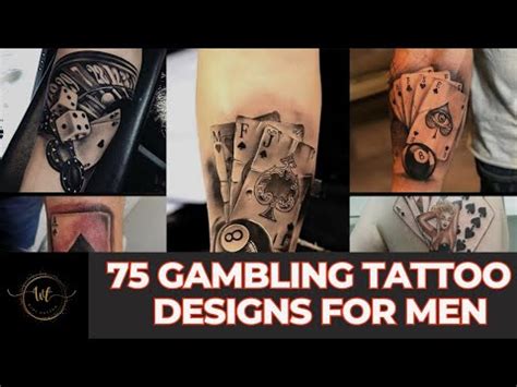 gambling tattoos for guys|75 Gambling Tattoo Designs For Men .